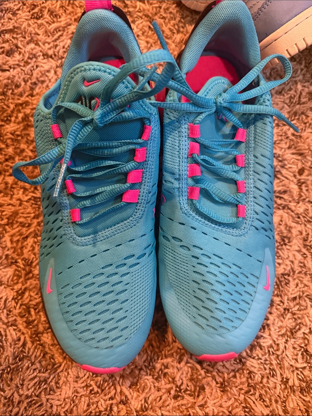 Nike Teal and Pink Athletic Sneakers